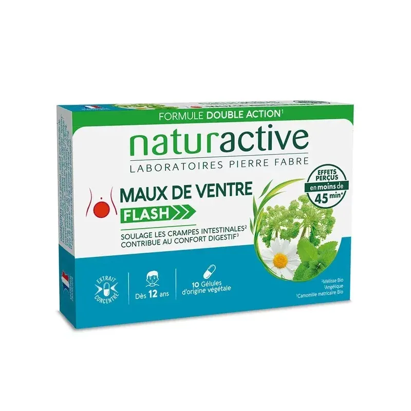 Naturactive Maux de Ventre Flash 10 gélules - Univers Pharmacie