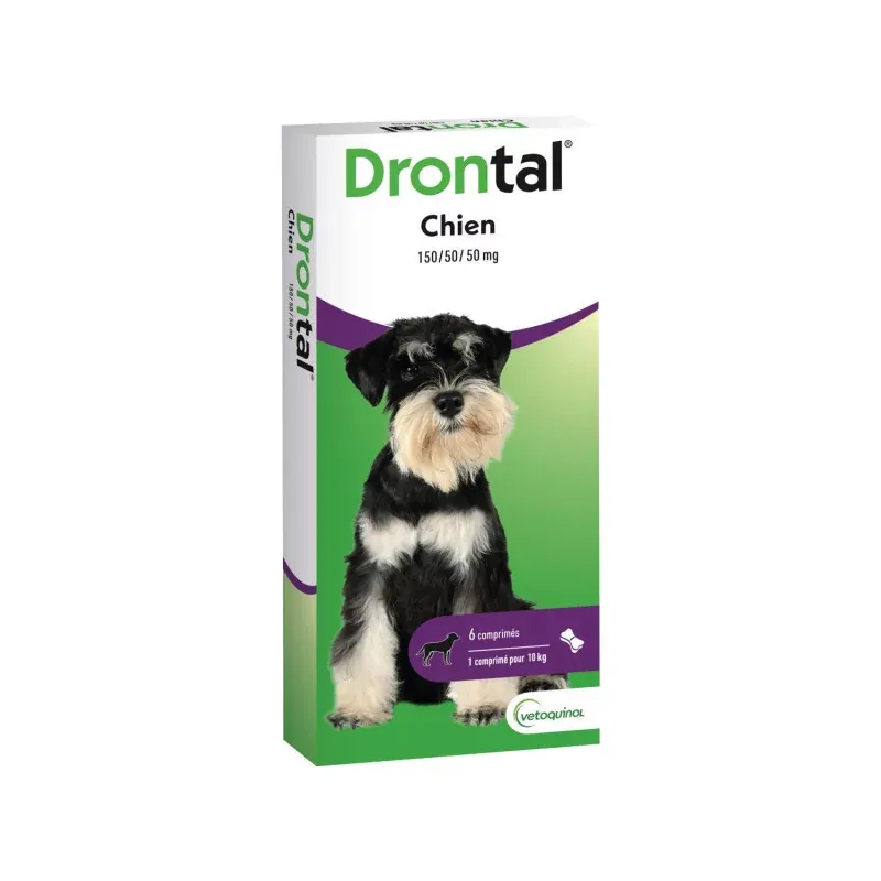Drontal Chien 6 comprimés sécables - Univers Pharmacie