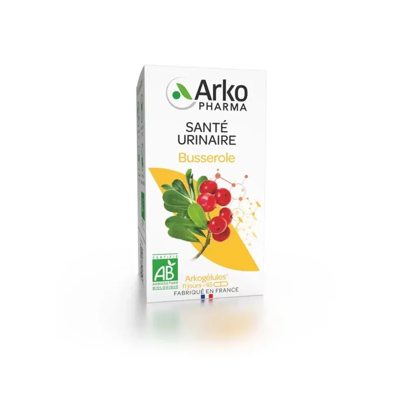 Arkopharma Arkogélules Santé Urinaire Busserole 45 gélules - Univers Pharmacie