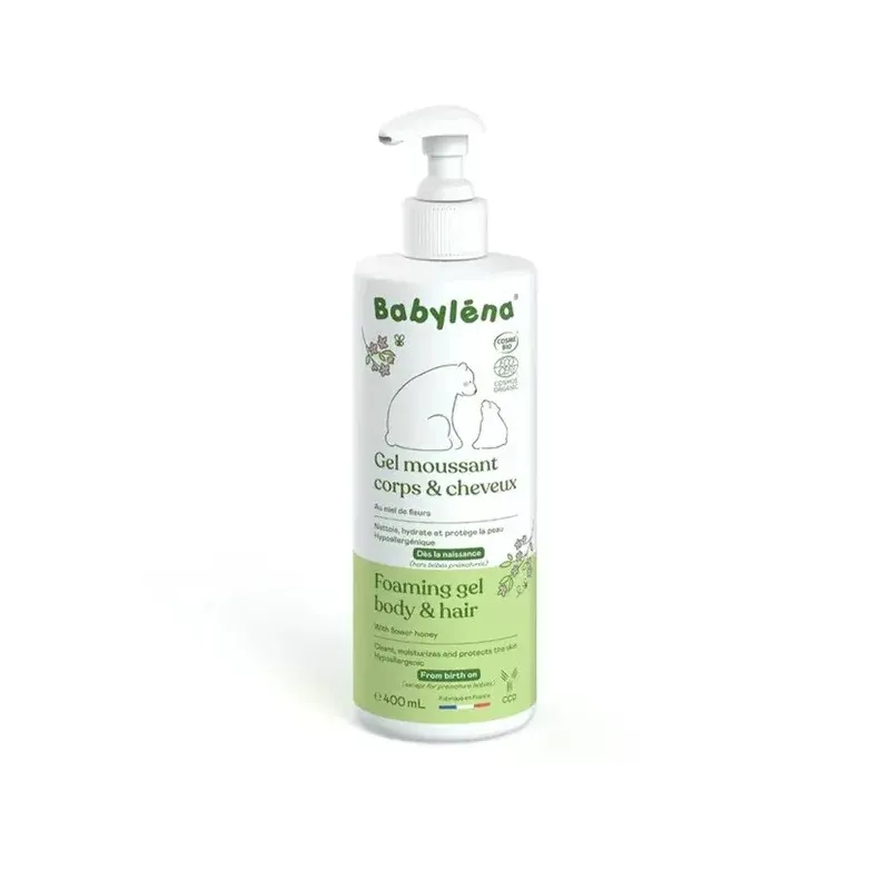Babyléna Gel Moussant Corps & Cheveux 400ml - Univers Pharmacie