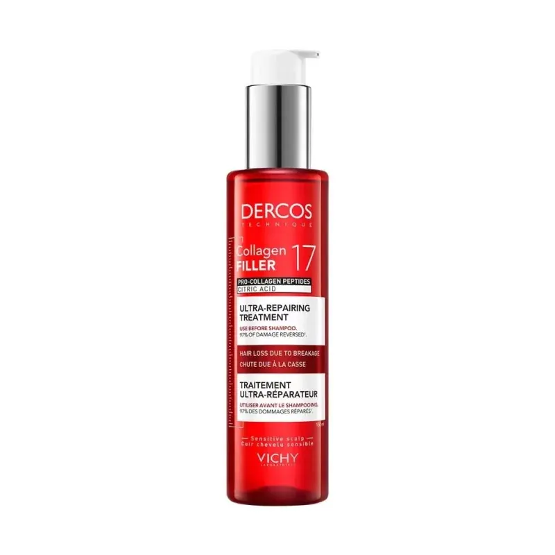 Dercos Collagen Filler 17 Traitement Ultra Réparateur Pré-Shampooing 150ml - Univers Pharmacie