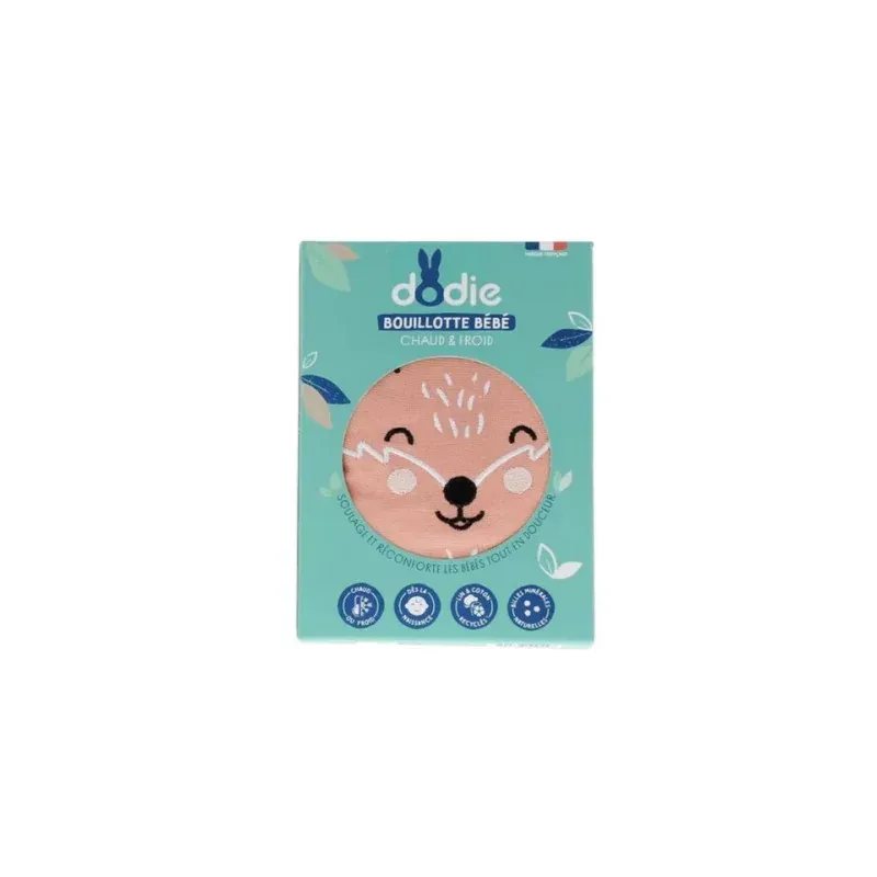 Dodie Bouillotte à Billes Lin & Coton Renard - Univers Pharmacie