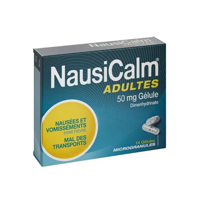 NausiCalm 50 mg 14 gélules - Univers Pharmacie