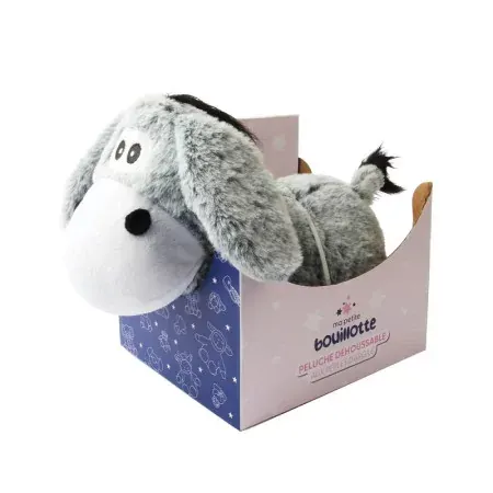 Ma Petite Bouillotte Peluche Âne 33cm - Univers Pharmacie