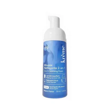 Krème Mousse Nettoyante 2-en-1 50ml - Univers Pharmacie