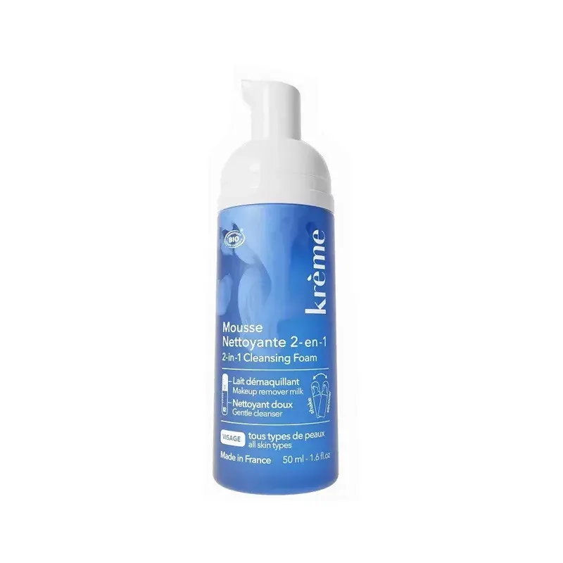 Krème Mousse Nettoyante 2-en-1 50ml - Univers Pharmacie