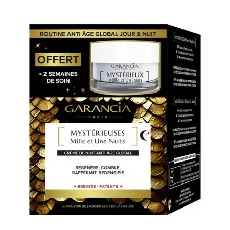 Garancia Routine Anti-âge Global Jour et Nuit Soin Nuit 30ml + Soin Jour 10ml offert - Univers Pharmacie