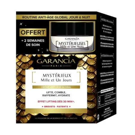 Garancia Routine Anti-âge Global Jour et Nuit Soin Jour 30ml + Soin Nuit 10ml offert - Univers Pharmacie