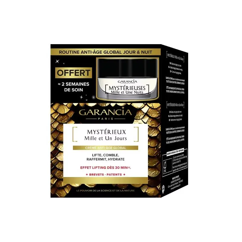Garancia Routine Anti-âge Global Jour et Nuit Soin Jour 30ml + Soin Nuit 10ml offert - Univers Pharmacie