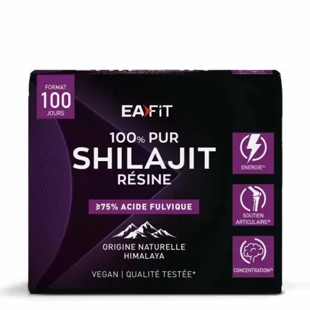 Eafit 100% Pur Shilajit Résine 50g - Univers Pharmacie