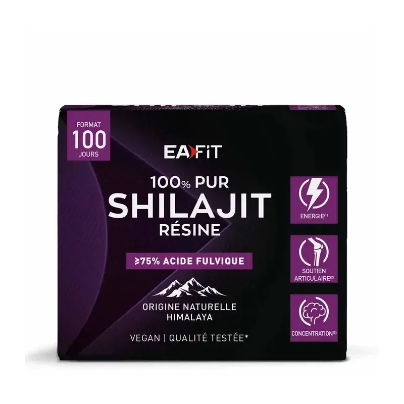 Eafit 100% Pur Shilajit Résine 50g - Univers Pharmacie