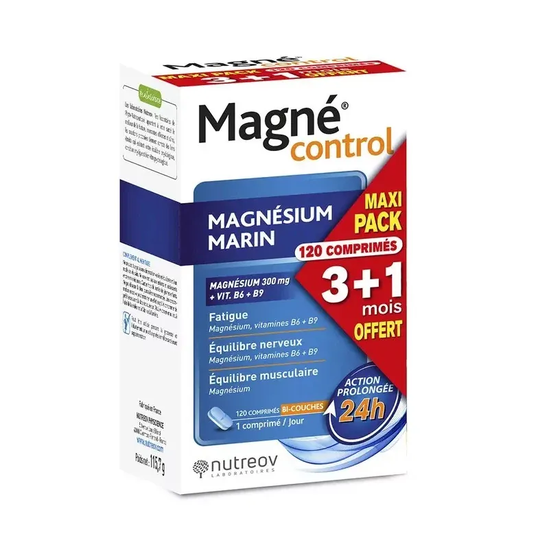 Magné Control Magnésium Marin 120 comprimés - Univers Pharmacie