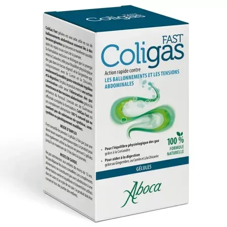 Aboca Coligas Fast 50 gélules - Univers Pharmacie