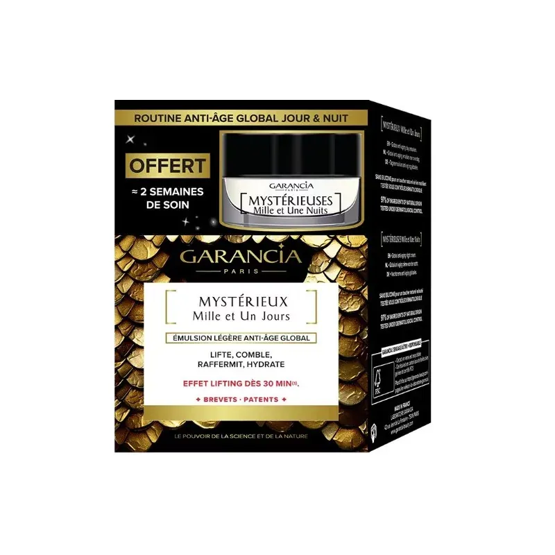 Garancia Coffret Mystérieux Mille et Un Jours + Mystérieuses Mille et Une Nuits - Univers Pharmacie