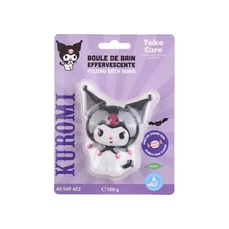 Take Care Boule de Bain Effervescente Kuromi 100g - Univers Pharmacie