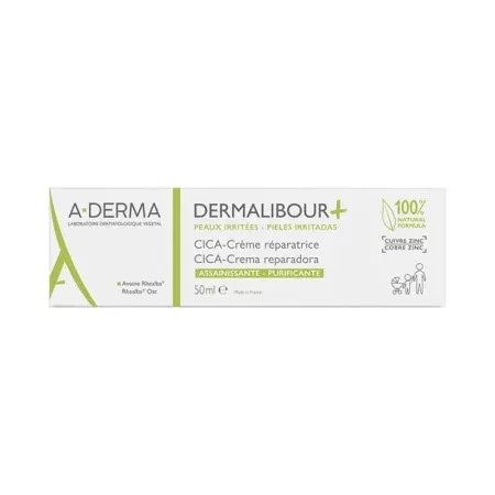 A-Derma Dermalibour+ CICA-Crème Réparatrice 50ml - boite