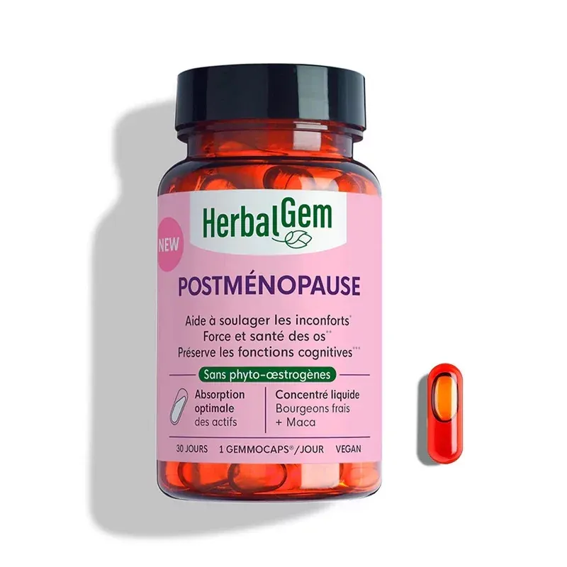 HerbalGem Postménopause 30 capsules - Univers Pharmacie
