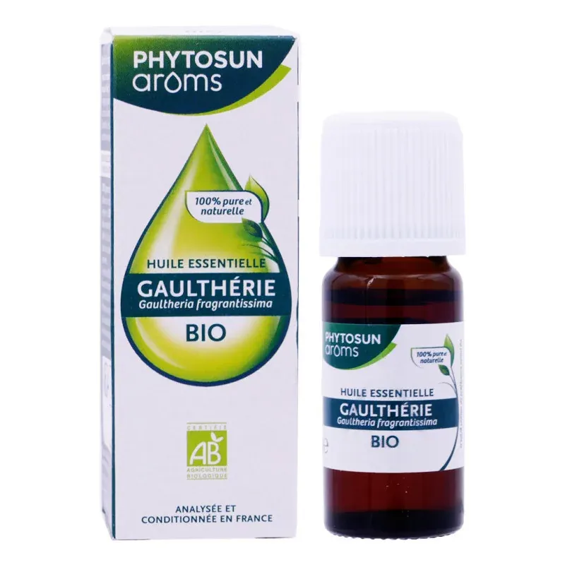 Phytosun Arôms Huile Essentielle Gaulthérie Bio 10ml - Univers Pharmacie