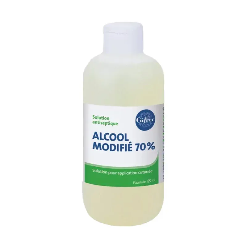 Gifrer Alcool Modifié 70% 125ml - Univers Pharmacie