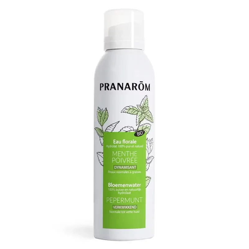 Pranarom Eau Florale Menthe Poivrée Bio Spray 150ml - Univers Pharmacie