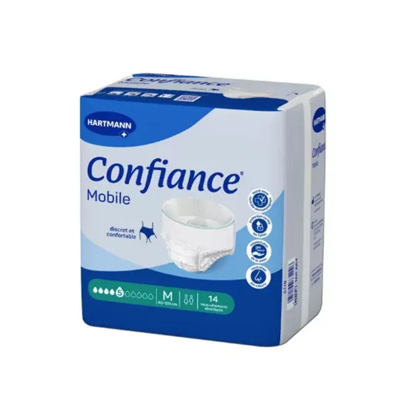 Confiance Mobile 5 Gouttes 14 sous-vêtements absorbants taille M X14 - Univers Pharmacie