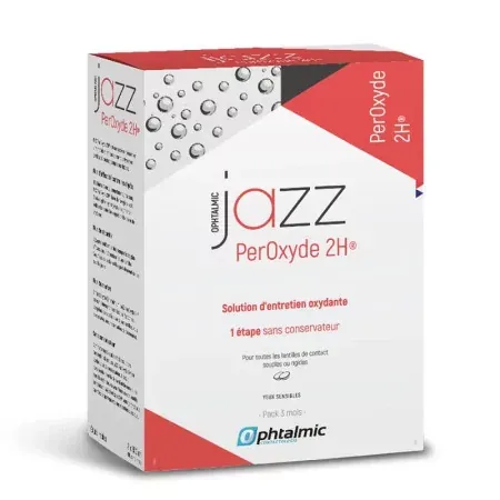 Ophtalmic Jazz Peroxyde 2h Solution d'entretien oxydante 2x250ml - Univers Pharmacie