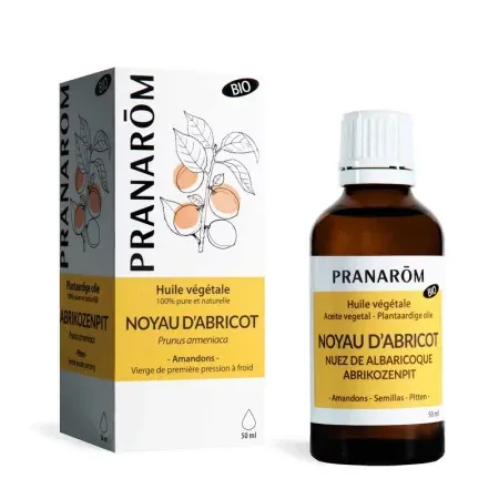 Pranarôm Huile Végétale Bio Noyau d'Abricot Bio 50ml - Univers Pharmacie