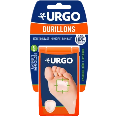 Urgo Durillons 5 pansements hydrocolloïde - Univers Pharmacie