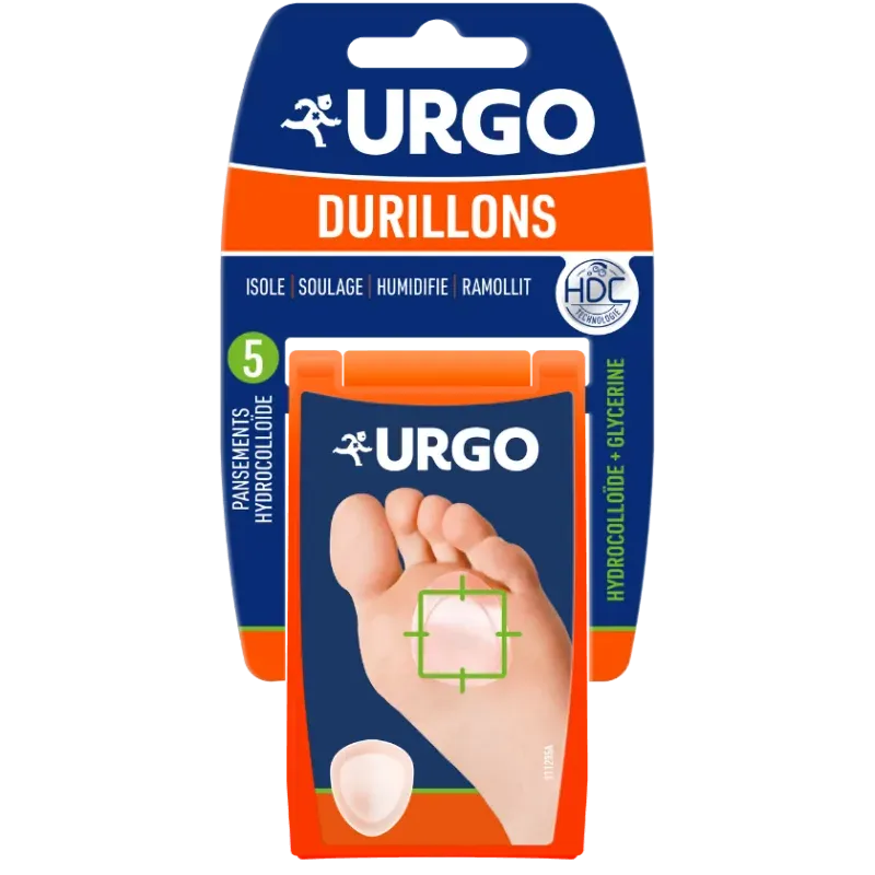 Urgo Durillons 5 pansements hydrocolloïde - Univers Pharmacie