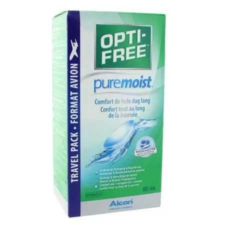Opti-Free PureMoist Solution pour Lentilles 90ml