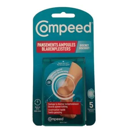 Compeed Pansements Ampoules Discreet X5 - Univers Pharmacie