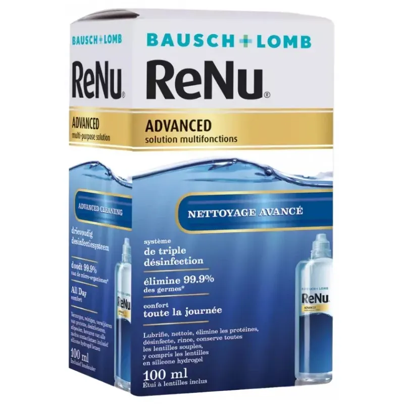 ReNu Advanced Solution Multifonctions 100ml - Univers Pharmacie