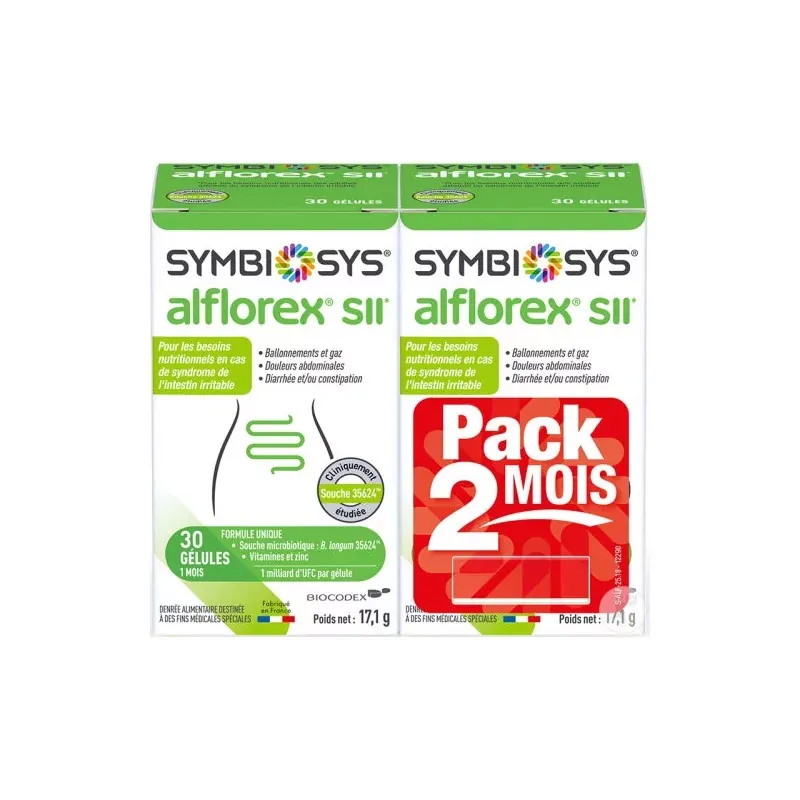 Symbiosys Alflorex SII 2X30 gélules - Univers Pharmacie