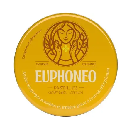 Euphoneo Pastilles Goût Miel Citron X50 - Univers Pharmacie