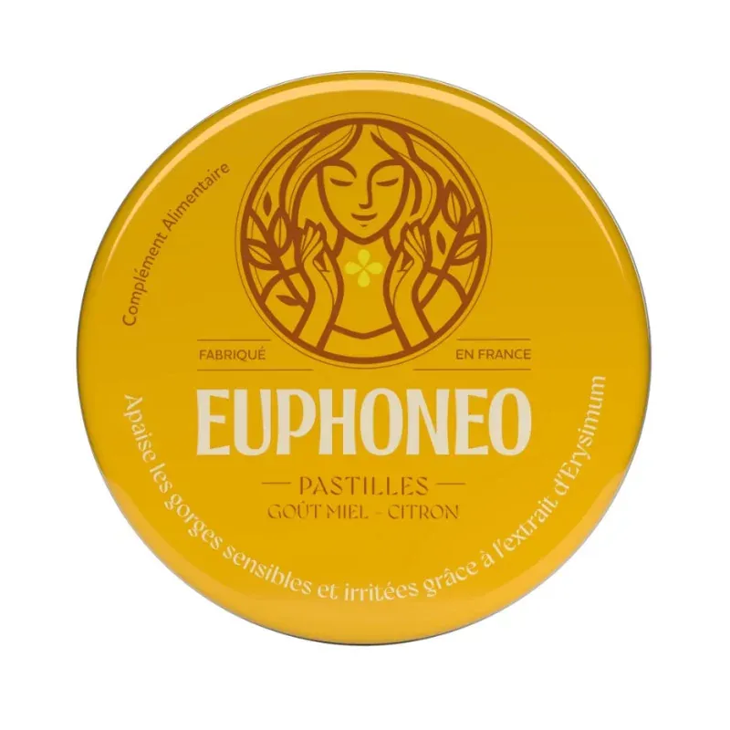 Euphoneo Pastilles Goût Miel Citron X50 - Univers Pharmacie