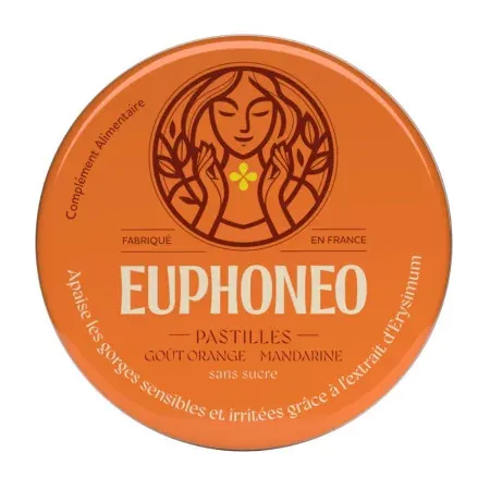 Euphoneo Pastilles Goût Orange Mandarine X50 - Univers Pharmacie