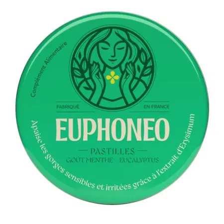 Euphoneo Pastilles Goût Menthe Eucalyptus X50 - Univers Pharmacie