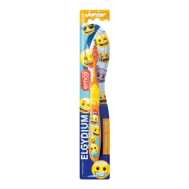 Elgydium Junior Brosse à Dents Emoji 7/12 ans