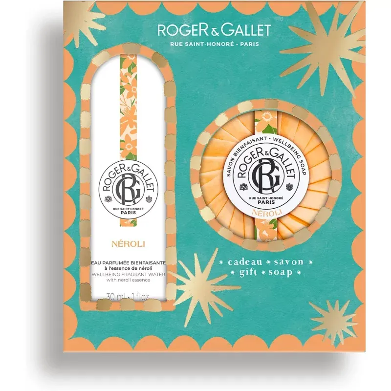 Roger & Gallet Coffret Eau Parfumée Bienfaisante Néroli 30ml + Savon 100g - Univers Pharmacie