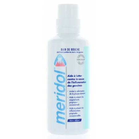 Meridol Bain de Bouche Protection Gencives 400ml - Univers Pharmacie