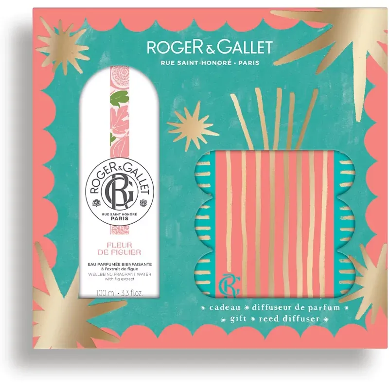 Roger & Gallet Coffret Eau Parfumée Bienfaisante 100ml + Diffuseur de Parfum - Univers Pharmacie