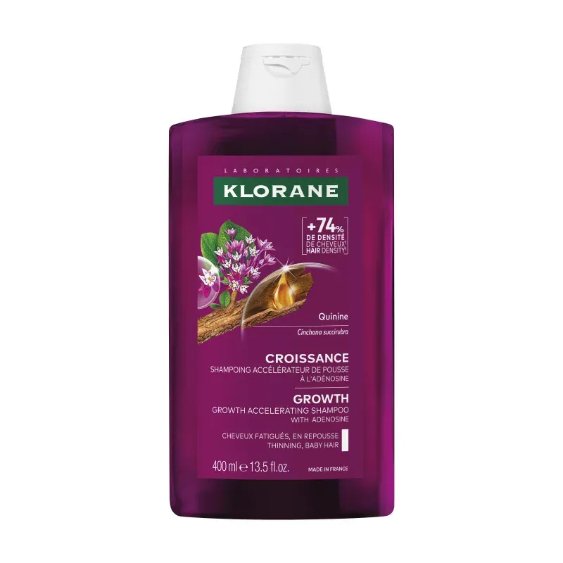 Klorane Croissance Shampoing Accélérateur de Pousse 400ml - Univers Pharmacie
