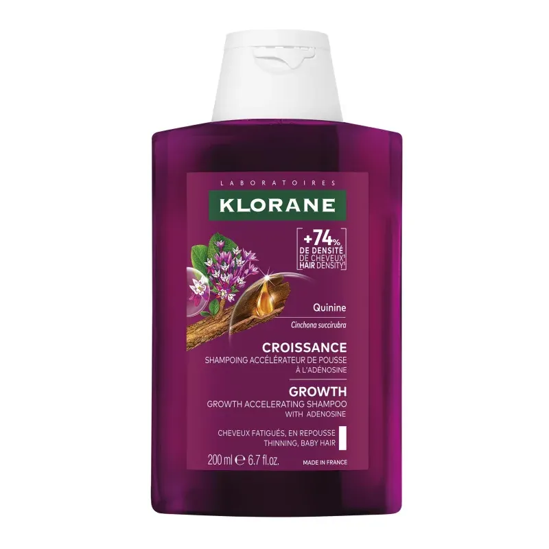 Klorane Croissance Shampoing Accélérateur de Pousse 200ml - Univers Pharmacie