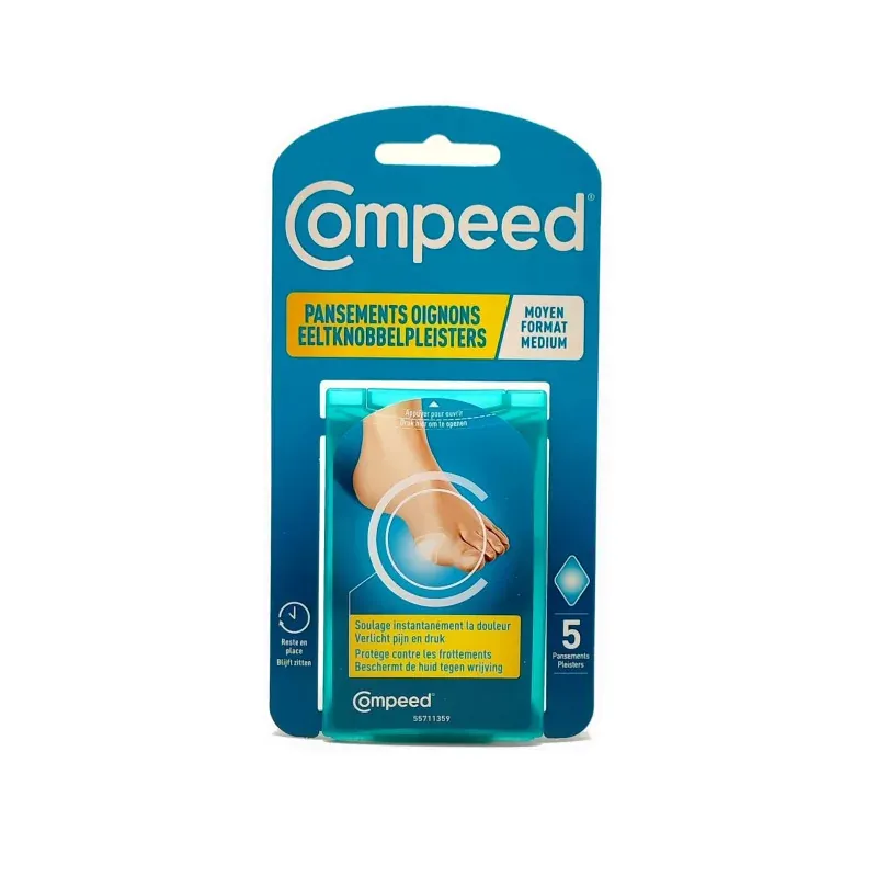Compeed Pansements Oignons Moyen Format X5 - Univers Pharmacie