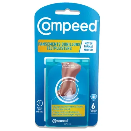 Compeed Pansements Durillons Moyen Format X6 - Univers Pharmacie