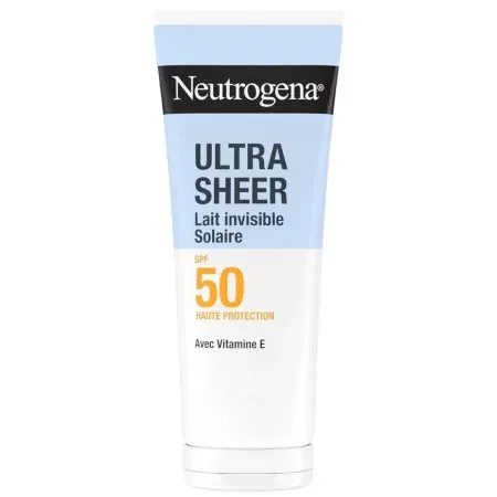 Neutrogena Ultra Sheer Lait Invisible Solaire SPF50 200ml - Univers Pharmacie