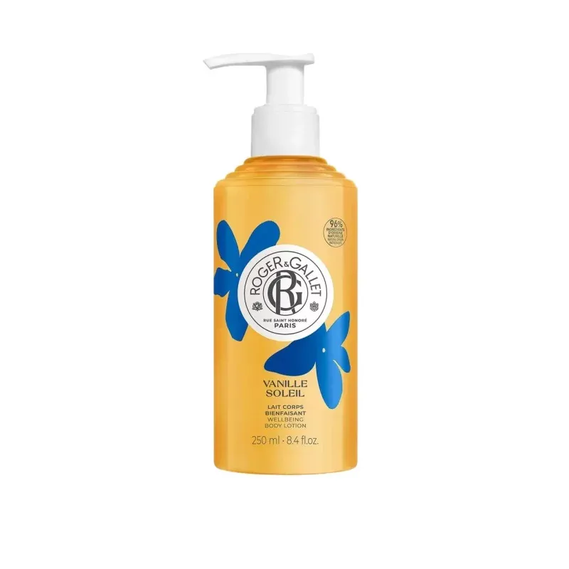 Roger&Gallet Lait Corps Bienfaisant Vanille Soleil 250ml - Univers Pharmacie