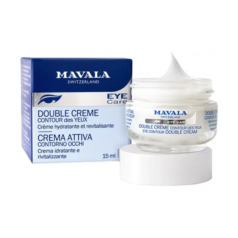 Mavala Double Crème Contour des Yeux 15ml - Univers Pharmacie