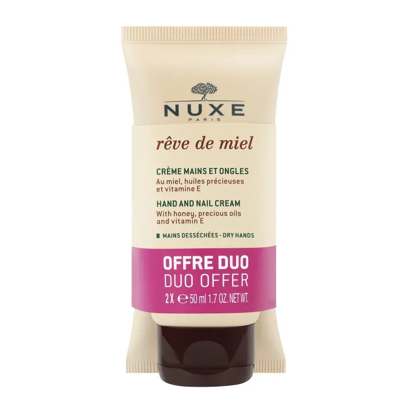 Nuxe Rêve de Miel Crème Mains et Ongles 2X50ml - Univers Pharmacie