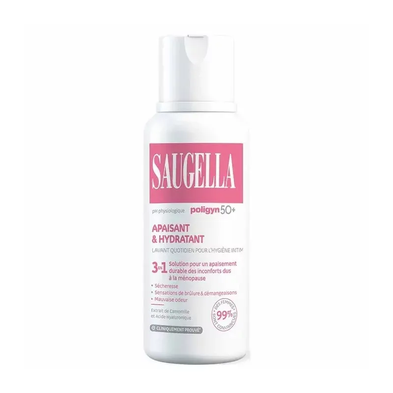 Saugella Poligyn 50+ Lait Quotidien Intime 250ml - Univers Pharmacie